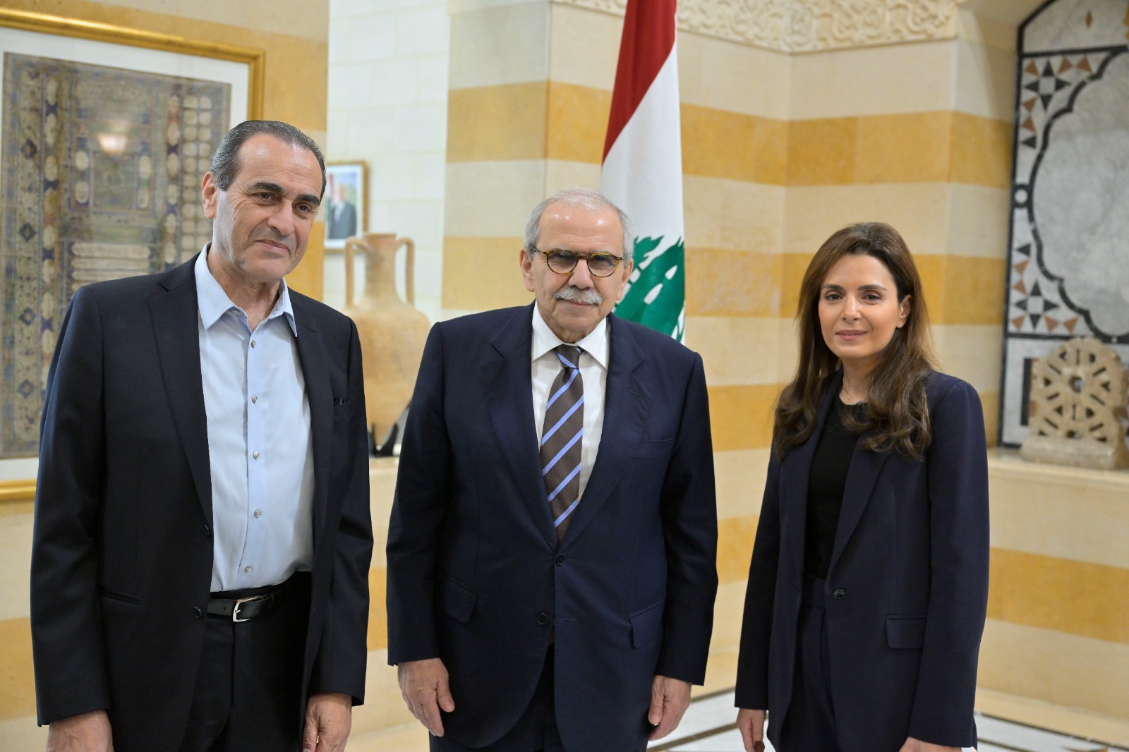 من زيارة وفد النهار إلى سلام (نبيل اسماعيل).