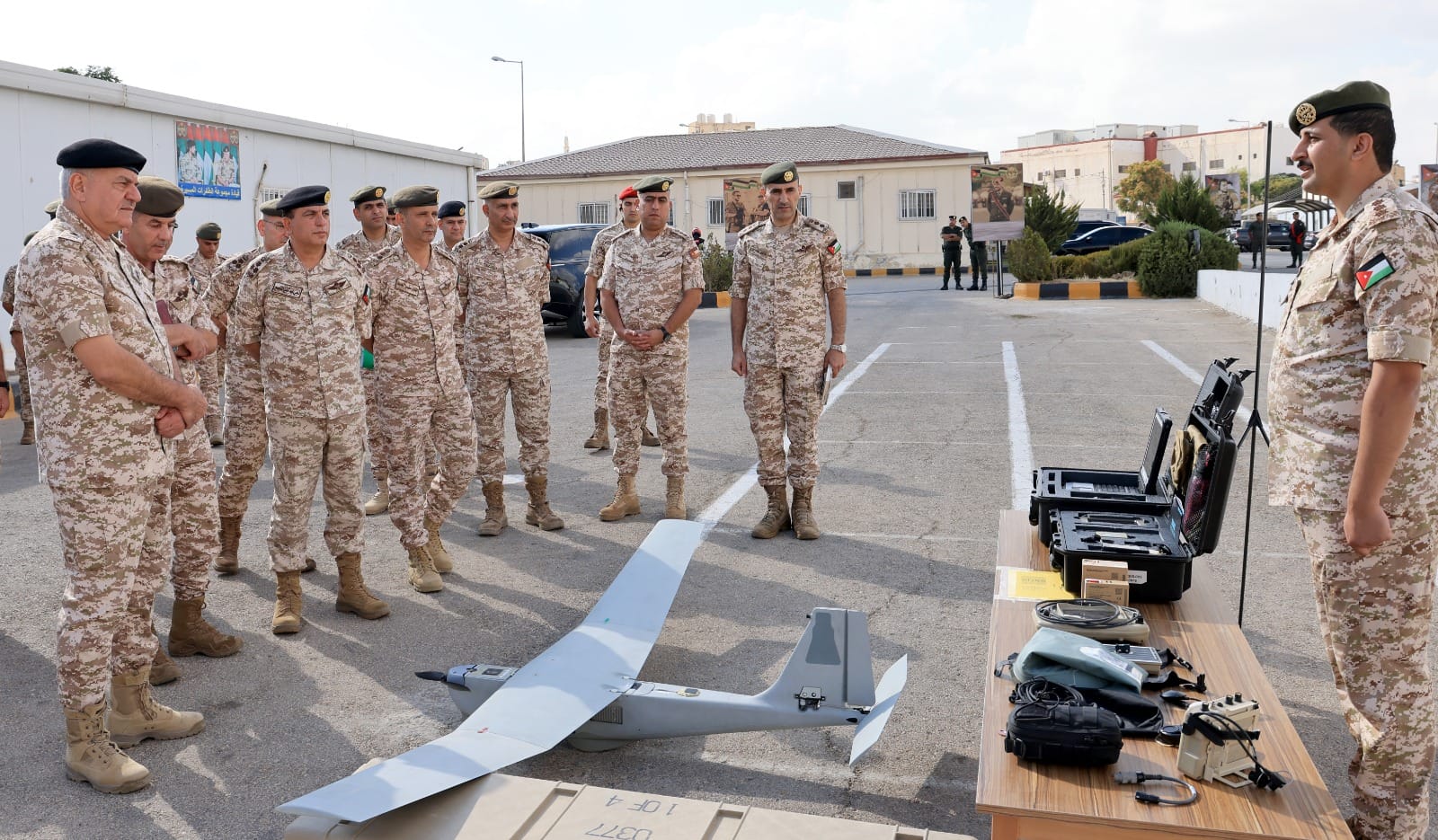 مشهد من مديرية الطائرات المسيرة التابعة للجيش الأردني (أرشيفية)