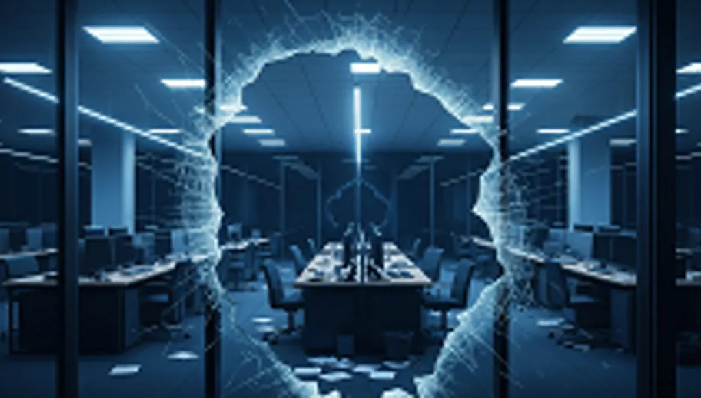 نافذة مكسورة… كفيلة بإرباك إدارة