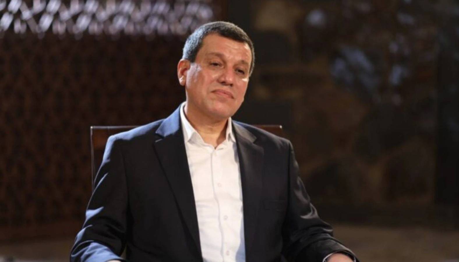مظلوم عبدي خلال مقابلة مع الاعلام التركي 