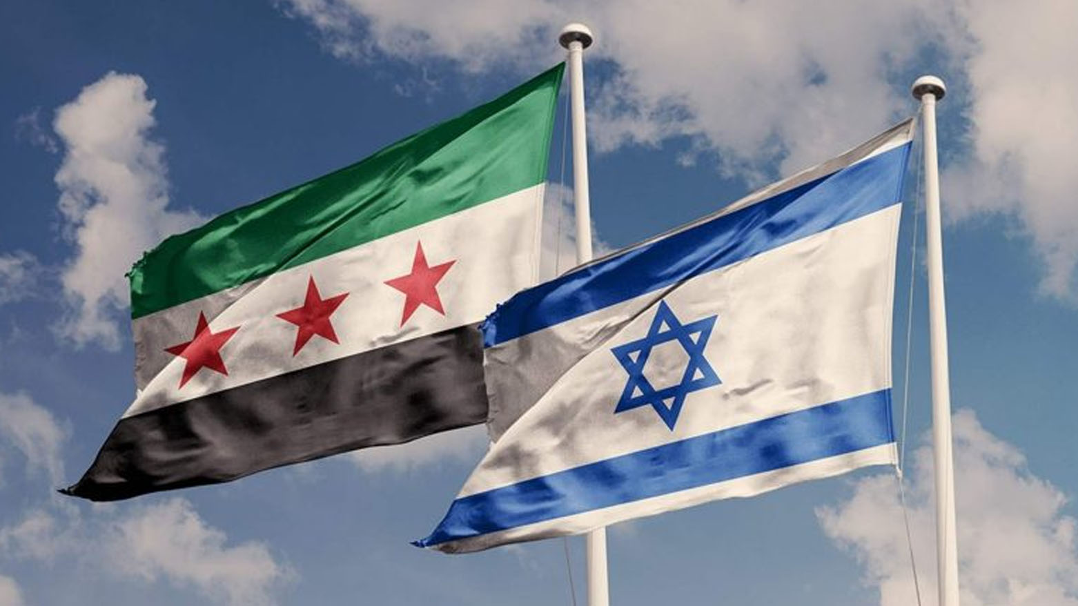 علما إسرائيل وسوريا (أرشيفية)