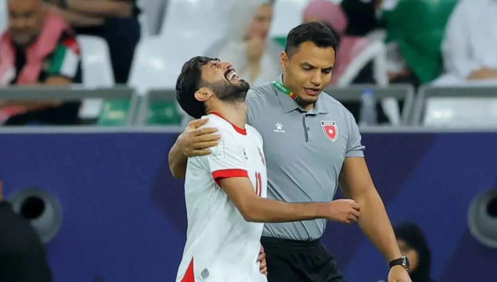 تحديد موعد العملية الجراحية لمهاجم الأردن يزن النعيمات