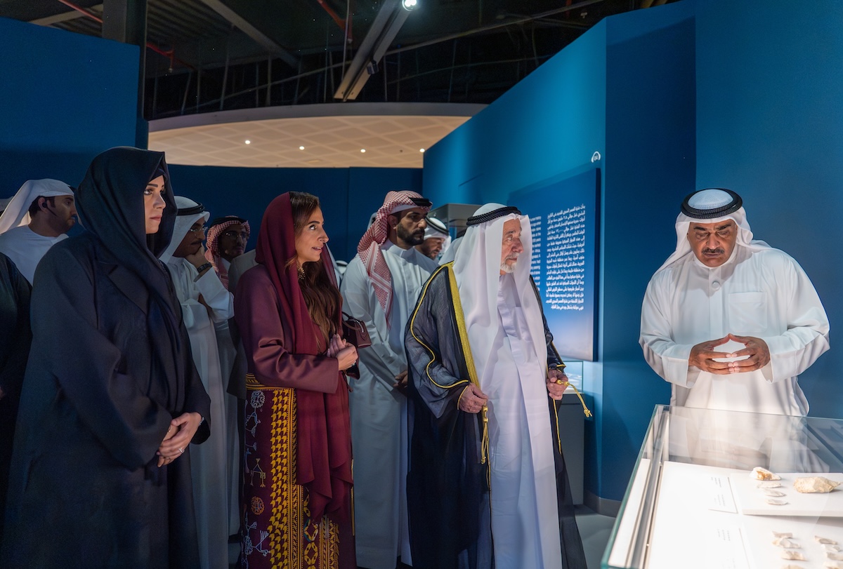 خلال الحفل الرسمي لإدراج موقع الفاية على قائمة التراث العالمي لليونسكو.