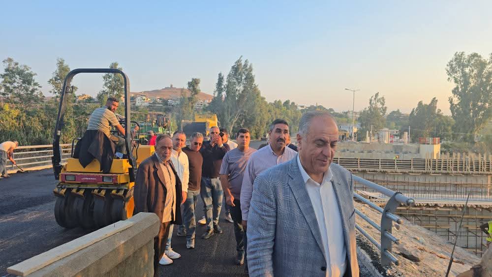 جولة لتفقد اعمال ورشة اعادة التأهيل (ميشال حلاق)