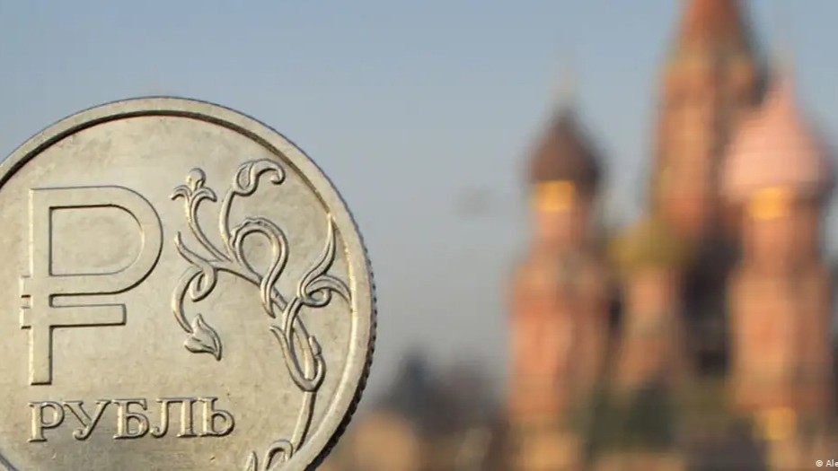 One ruble coin. (AFP)