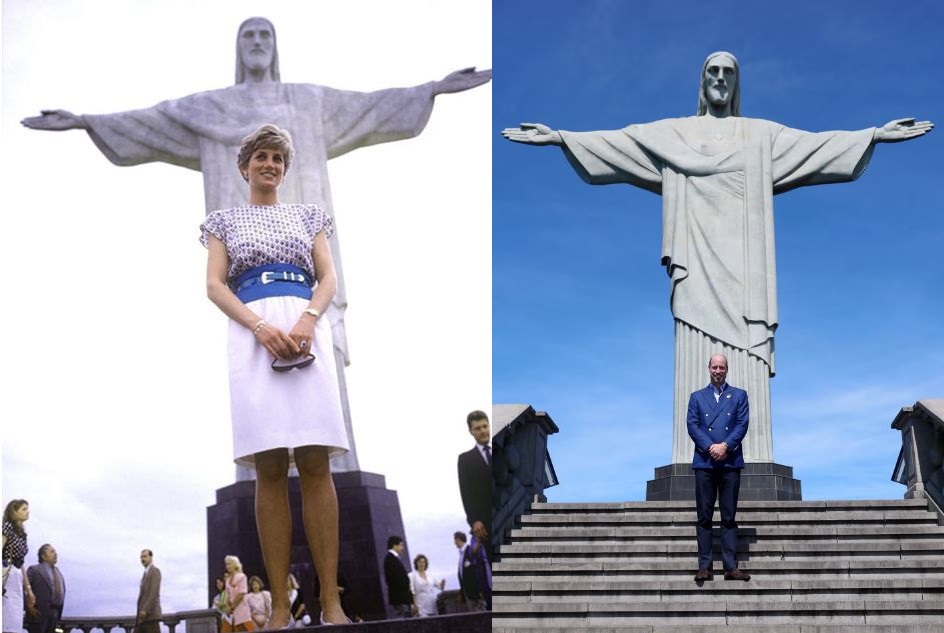 الامير ويليام يحمل ذكرى والدته الاميرة ديانا 