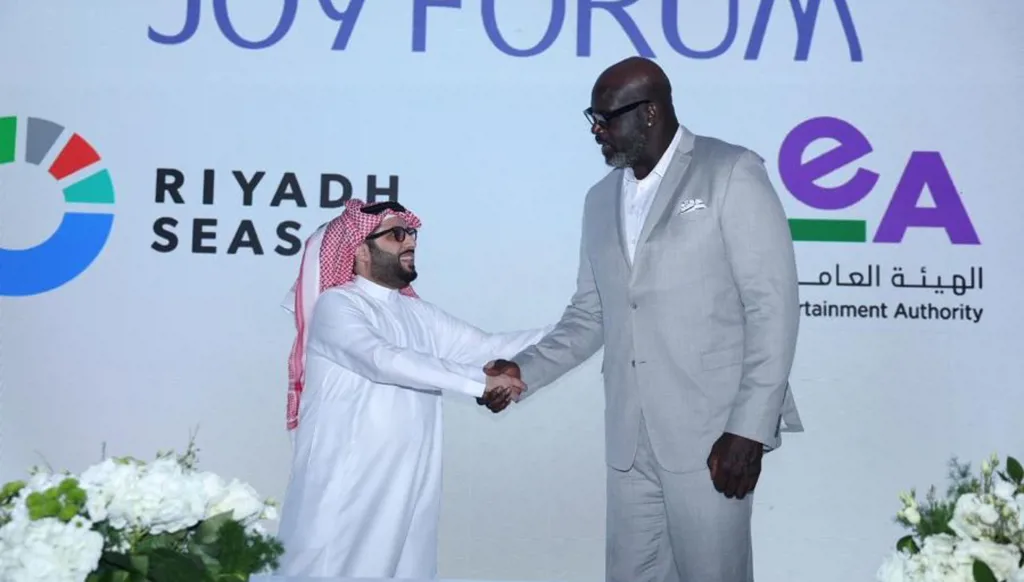 تركي آل الشيخ يعلن عن مفاجأة كبيرة مع أسطورة السلة شاكيل أونيل