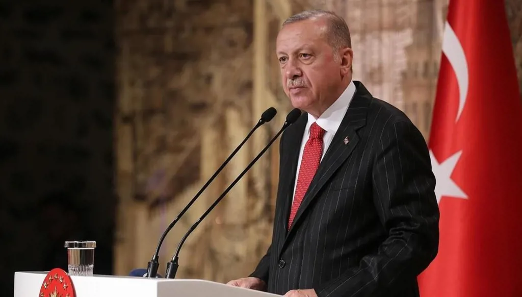 الرئيس التركي رجب طيب إدروغان. (أ ف ب)