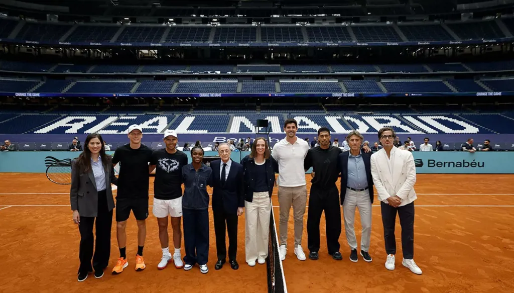 نادال وكورتوا ضد سينر وبيلينغهام... وفلورنتينو بيريز الحكم! (فيديو وصور)