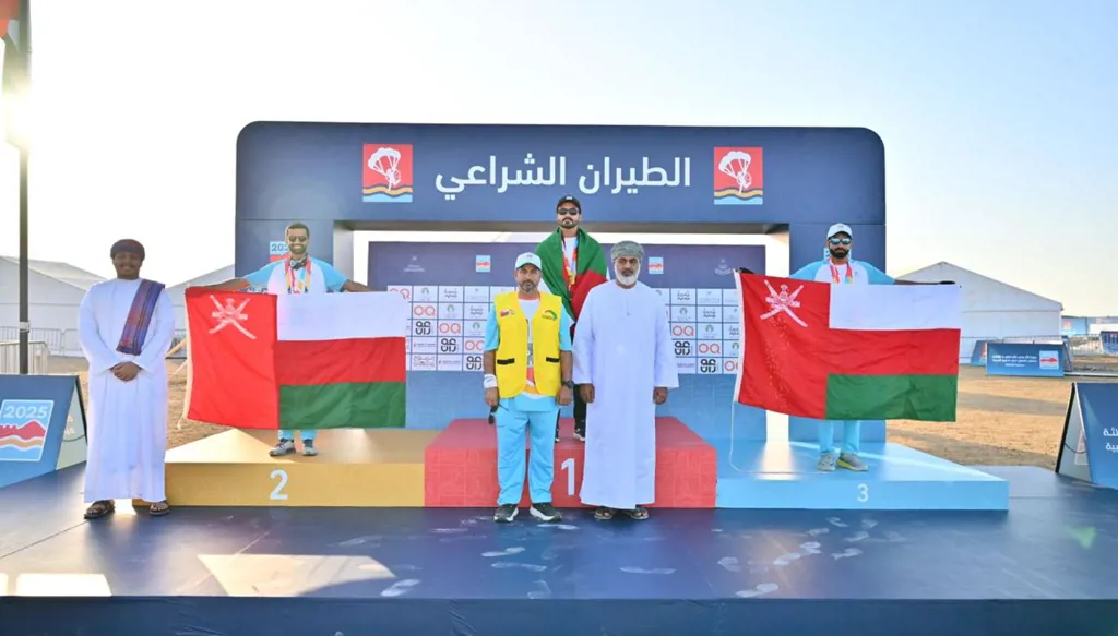 الحمادي يُهدي الإمارات ذهبية الطيران الشراعي بدورة الألعاب الخليجية