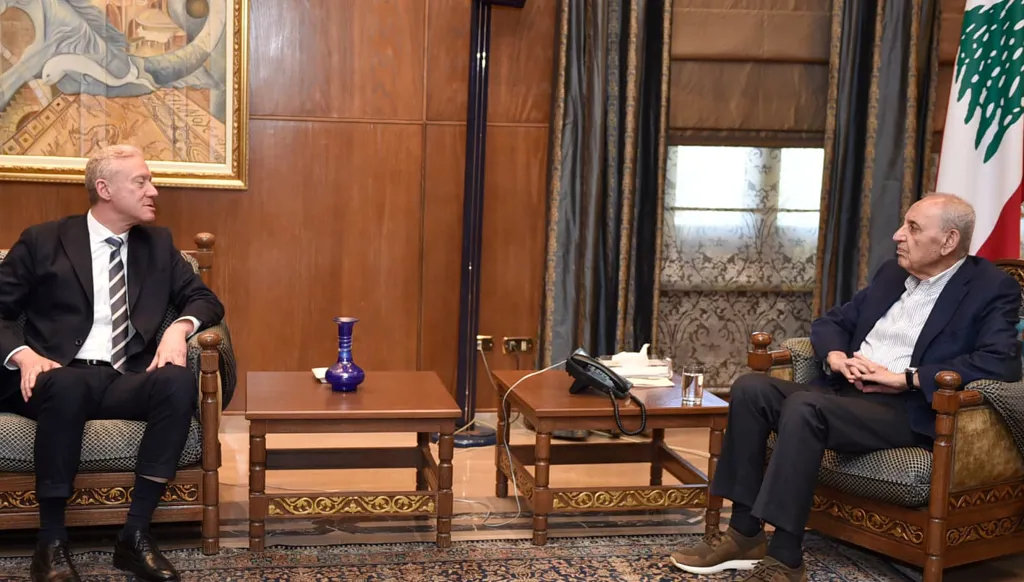 سلسلة لقاءات لبري في عين التينة