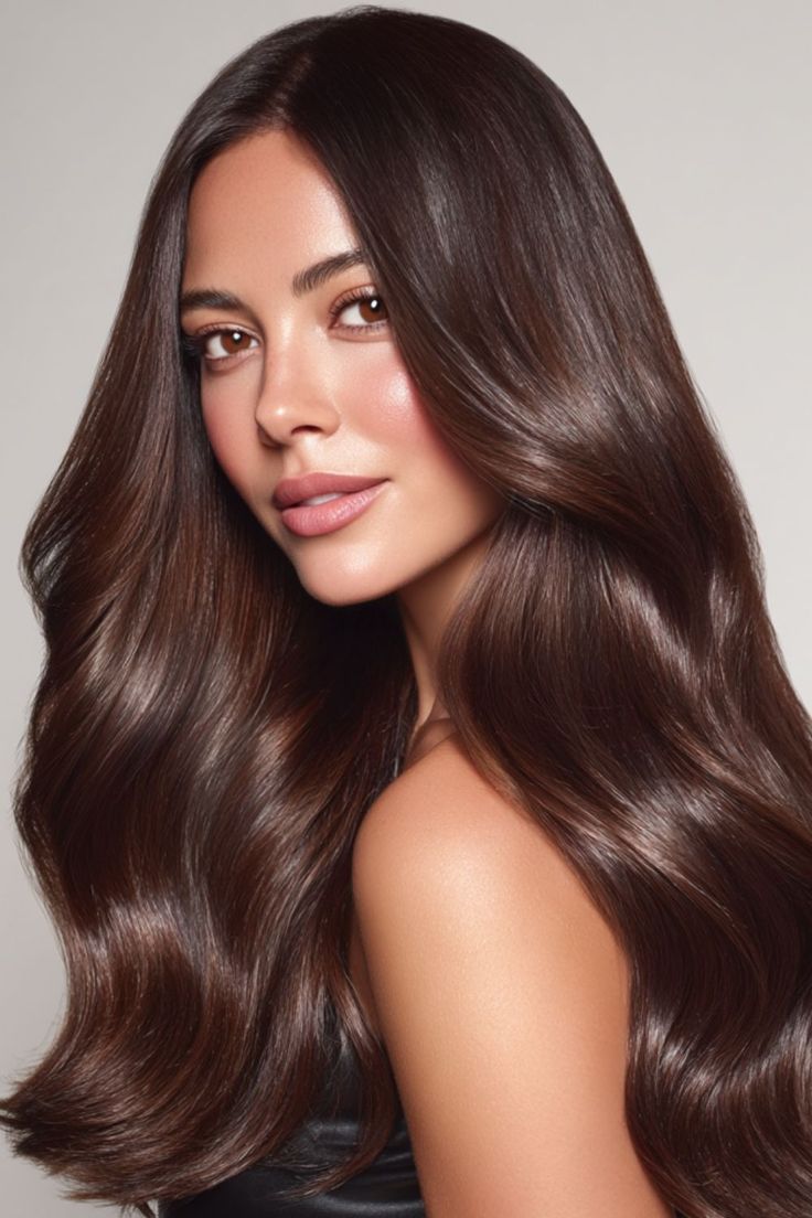 شعر ناعم لمعان جذّاب (Pinterest)