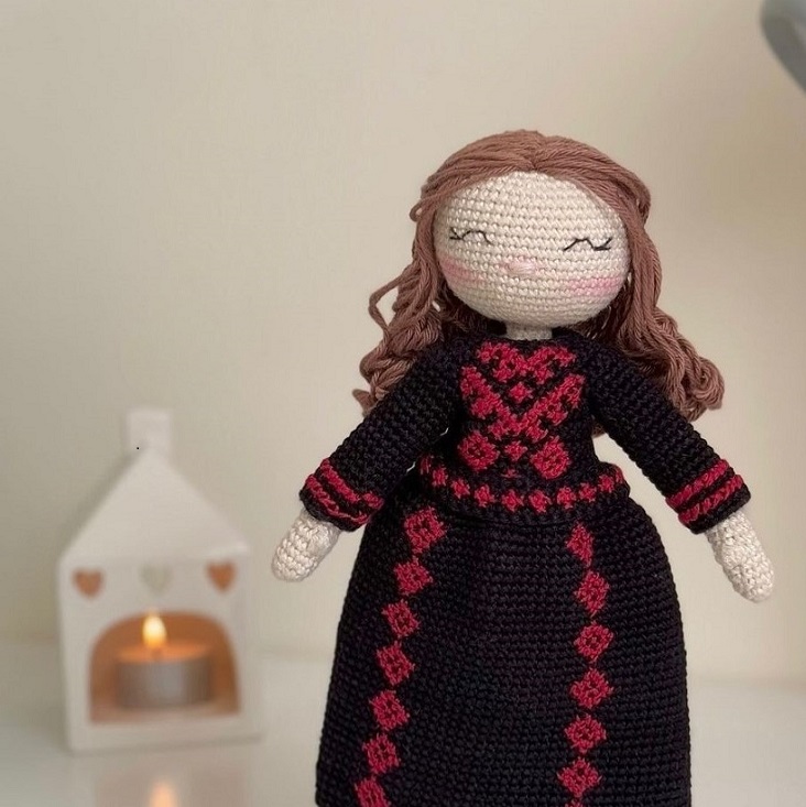 دمى الكروشيه الفلسطينيّة (Pinterest)