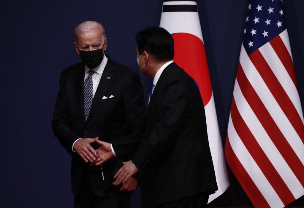 بايدن من كوريا الجنوبية: أي لقاء مع الزعيم الكوري الشمالي رهن بـ"صدق" نوايا كيم