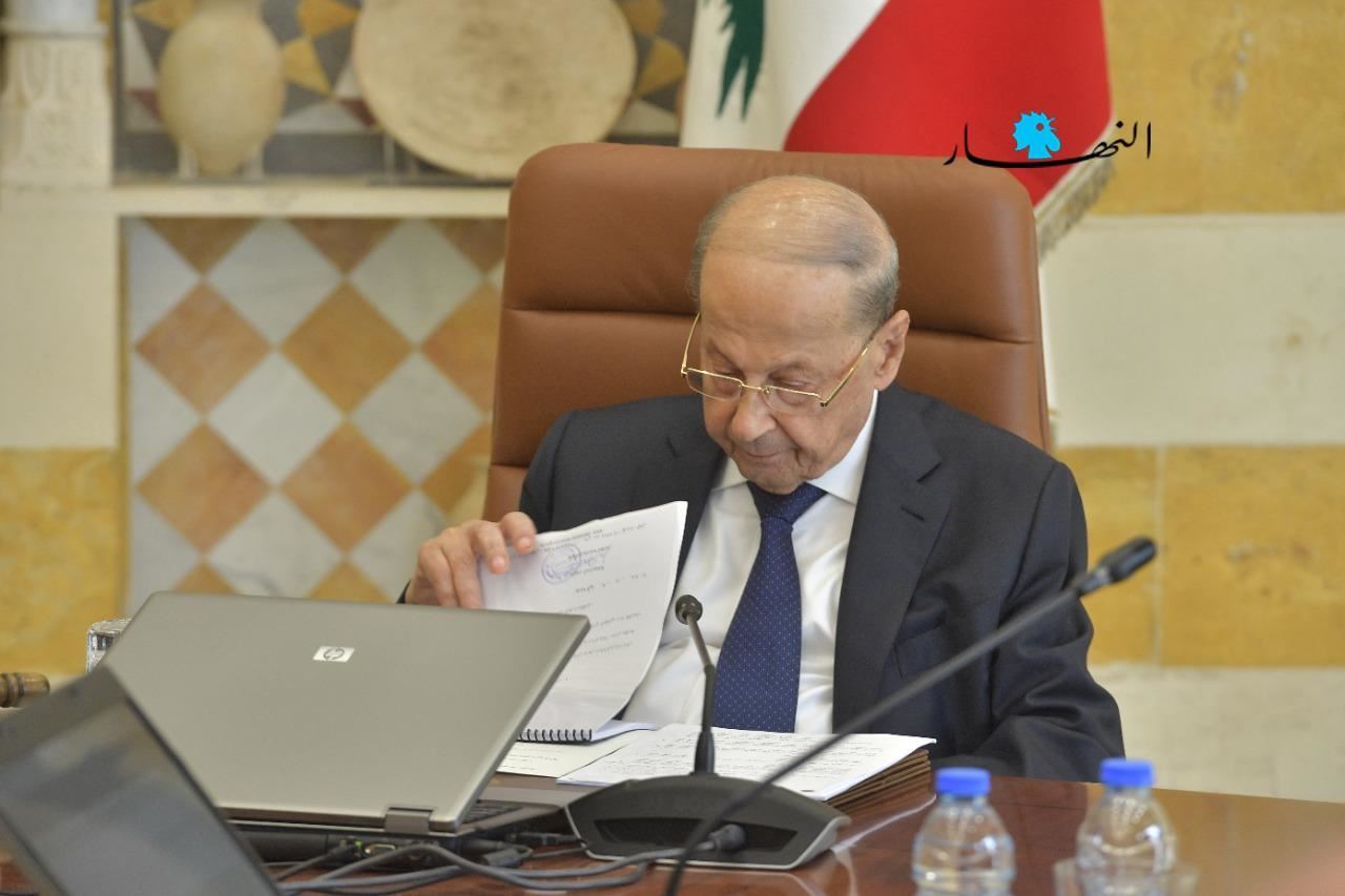 رئاسة الجمهورية: عون طلب من الحكومة تصريف الأعمال مع بدء ولاية مجلس النواب غداً