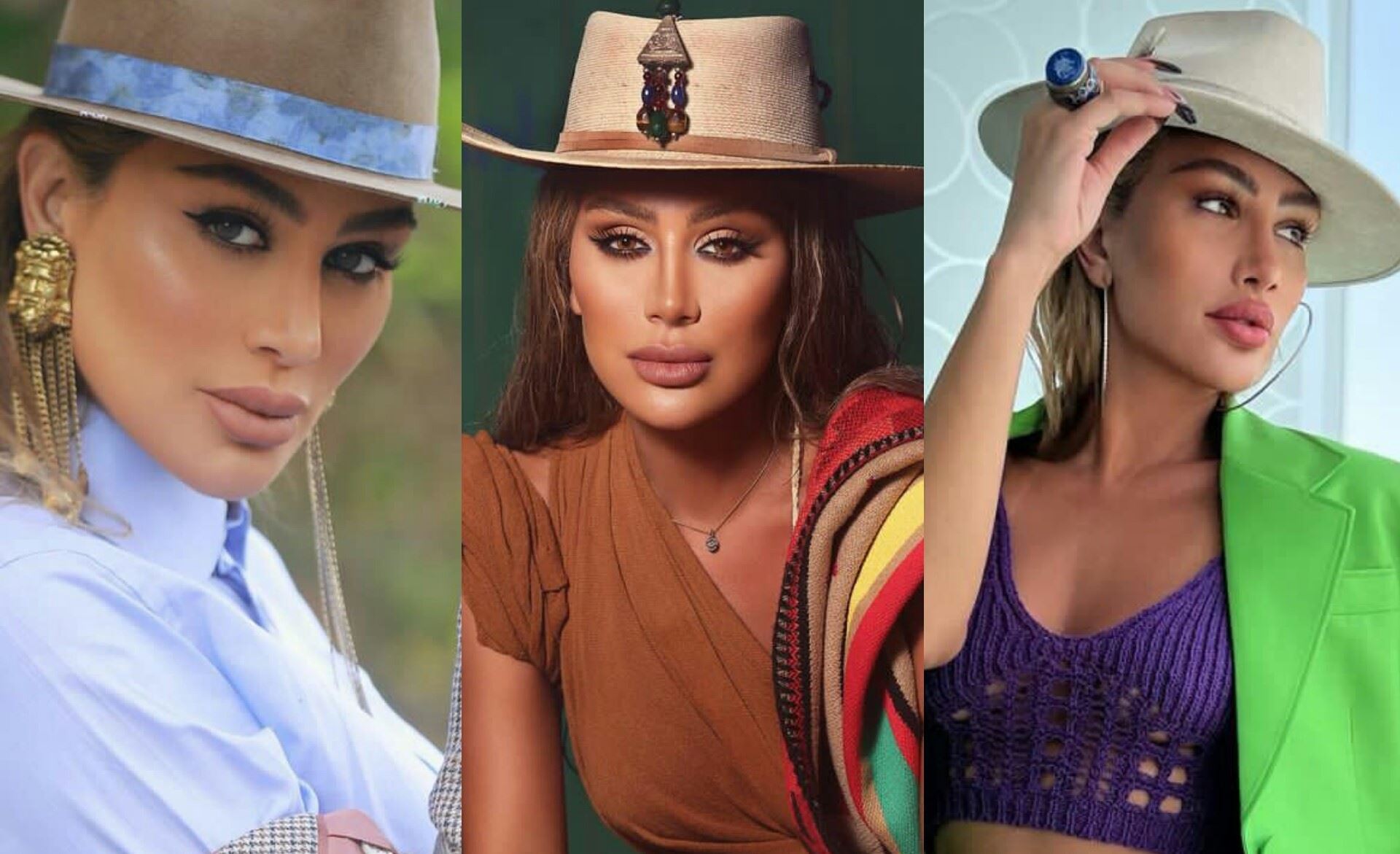 القبعة عنصر أساسي في ستايل مايا دياب