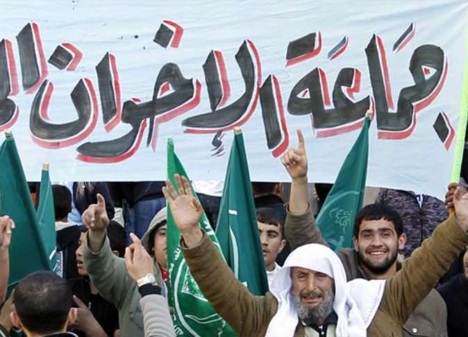 مناصرون لجماعة الإخوان المسلمين في سوريا.