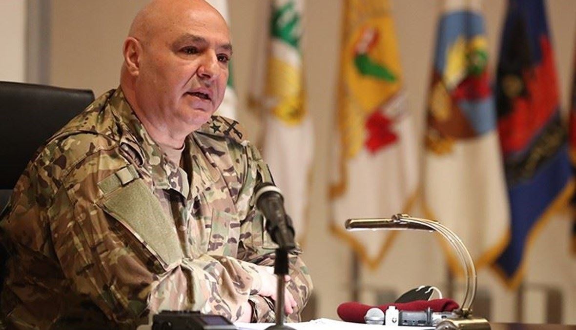 العماد عون للعسكريين: تكرّسون حقّنا في مواجهة العدوان الإسرائيلي ومنعه من تحقيق أطماعه في ثرواتنا البحرية