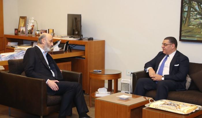 جعجع التقى علوي ووفداً من الضنية