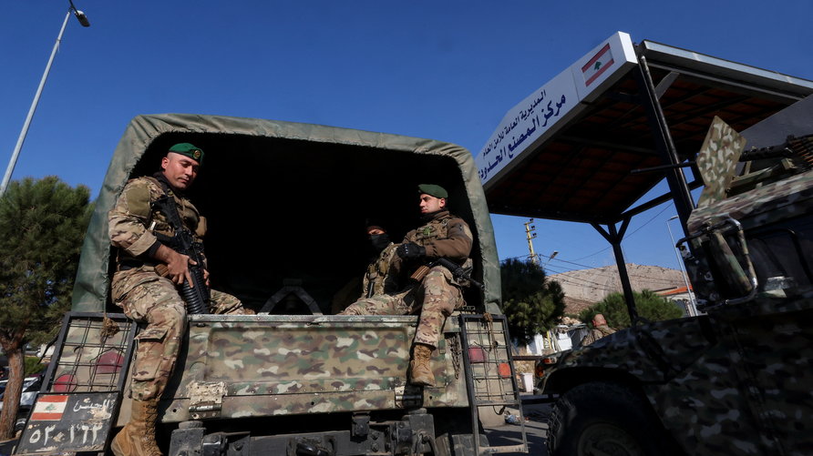 عناصر من الجيش اللبناني (إكس).