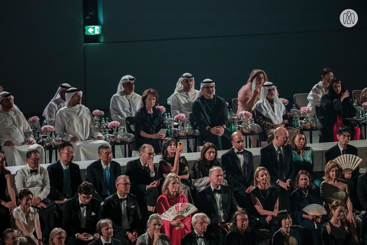 حفل جائزة 'بريتزكر' 2025. (مكتب أبوظبي الإعلامي)