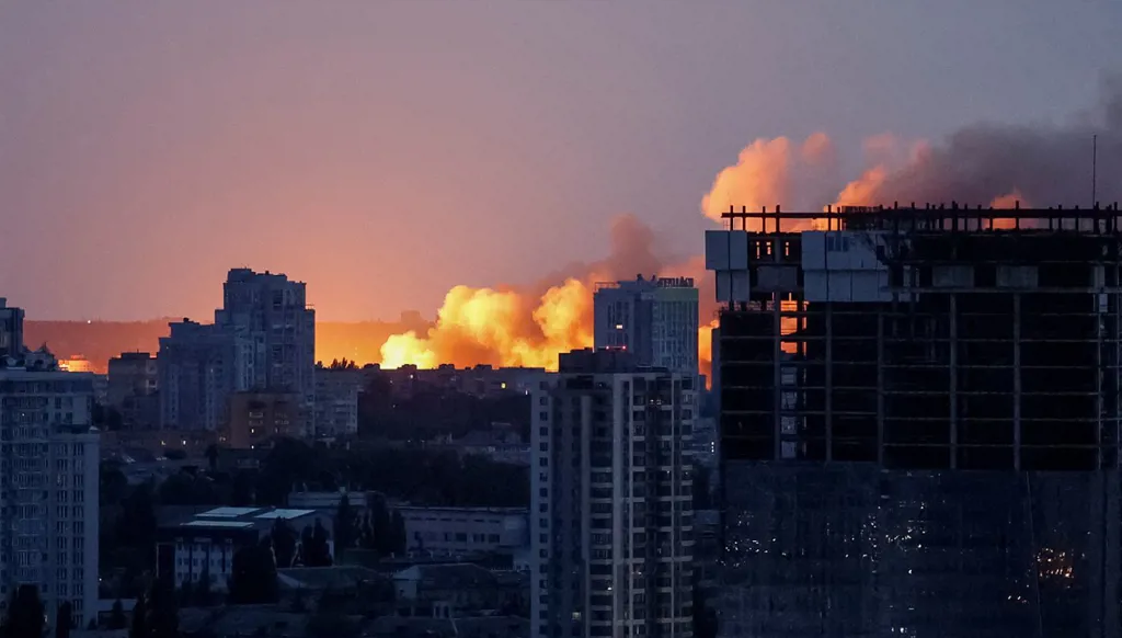 هجمات روسية واسعة تستهدف العاصمة الأوكرانية كييف (فيديو)