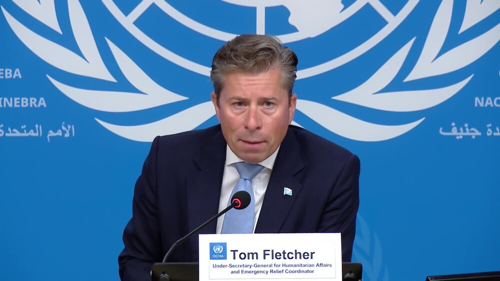 مساعد الأمين العام للأمم المتحدة للشؤون الإنسانية توم فليتشر. (تواصل)