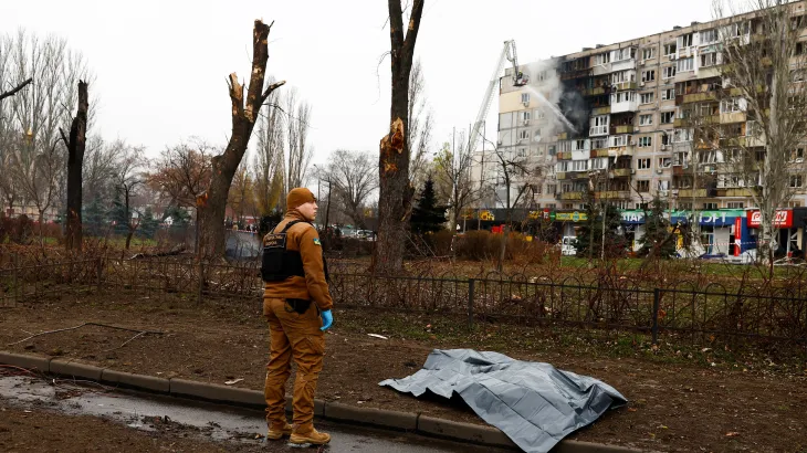 قصف روسي على أوكرانيا (مواقع).