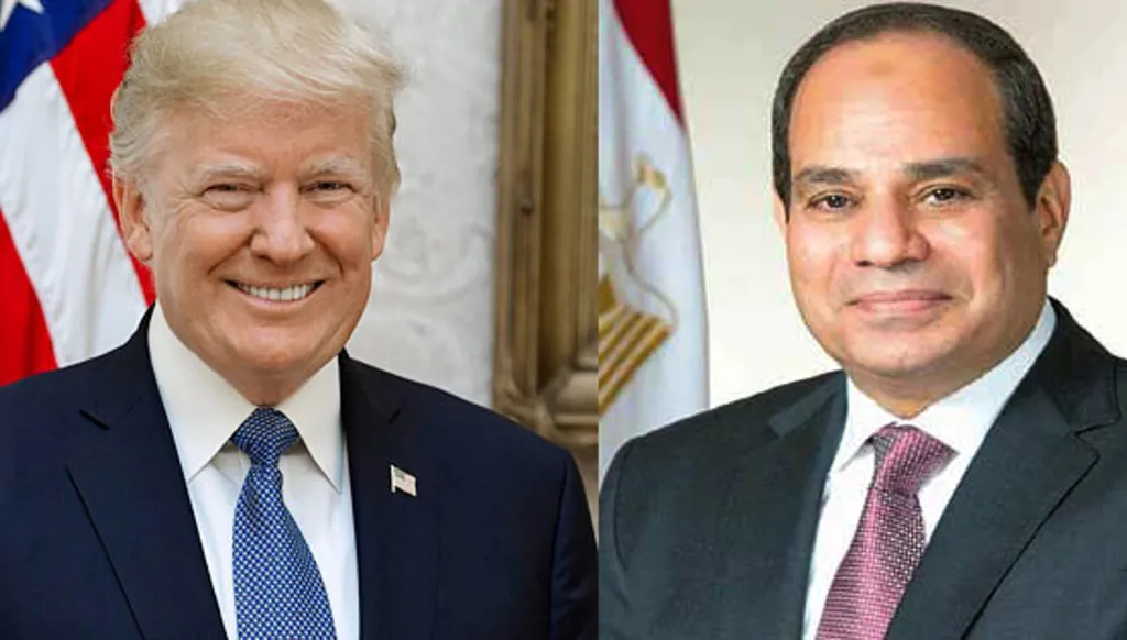 ترامب: بحثت مع السيسي الوضع في غزة والتقدم ضد الحوثيين