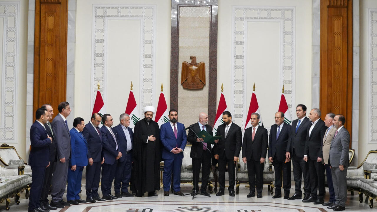 تكليف آميدي للزيدي بتشكيل الحكومة في 27 نيسان/أبريل الماضي. (أ ف ب)