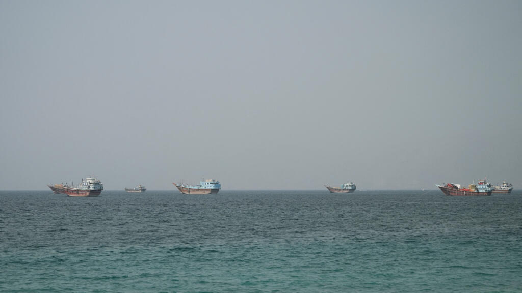 سفن في مضيق هرمز (أرشيفية).