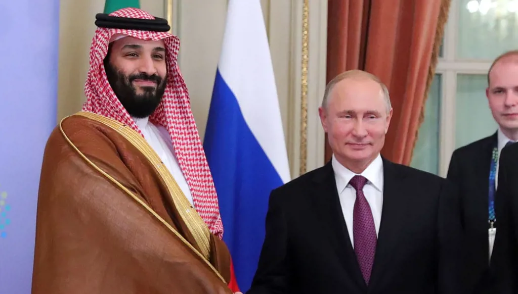 بن سلمان وبوتين يبحثان جهود حل الأزمة الأوكرانية