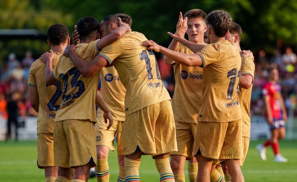 بالفيديو: برشلونة يتعادل مع فريق من الدرجة الرابعة