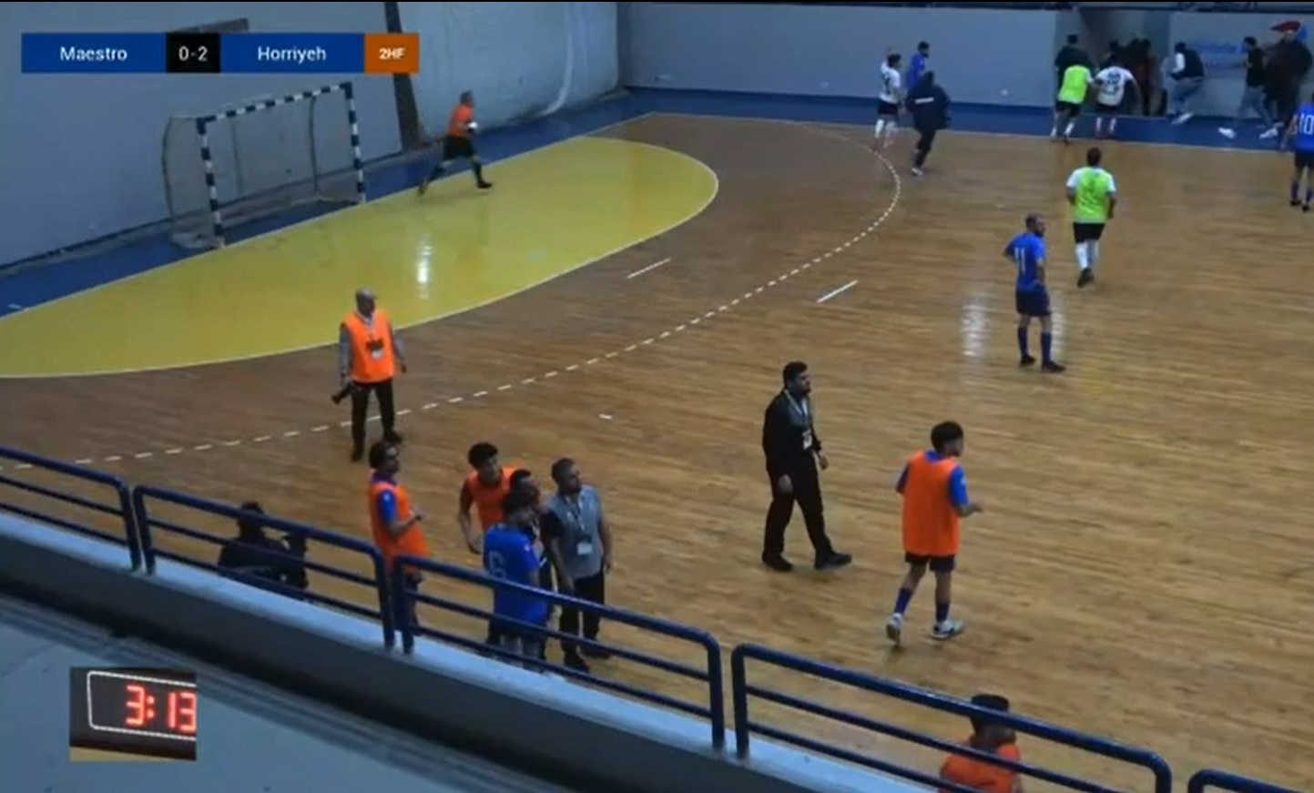 حادثة مؤسفة في مباراة نهائي بطولة لبنان للدرجة الثانية في الـ