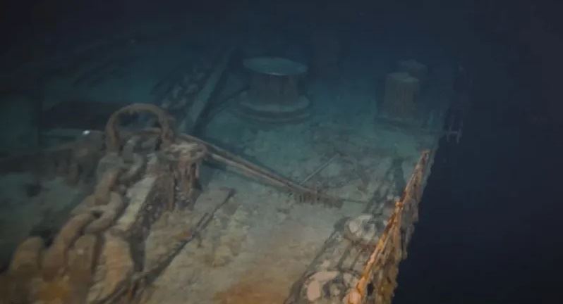 صور عالية الدقة للسفينة الغارقة "تايتانيك" في قاع المحيط عام 1912