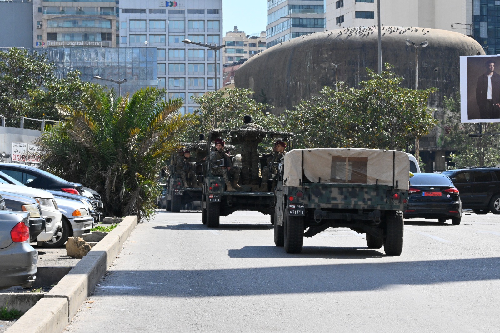 انتشار للجيش اللبناني في بيروت (نبيل اسماعيل)