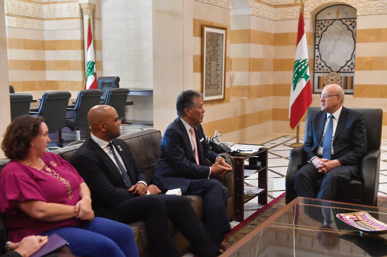 ميقاتي التقى وفد الكونغرس... وبحث في الاستحقاق الرئاسي