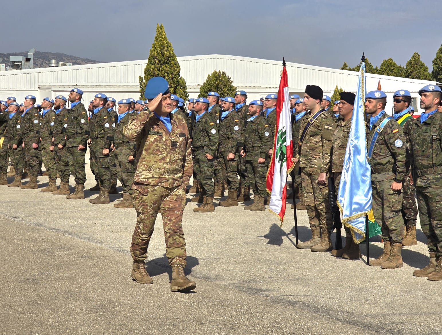 باحة الاحتفال. (أحمد منتش)