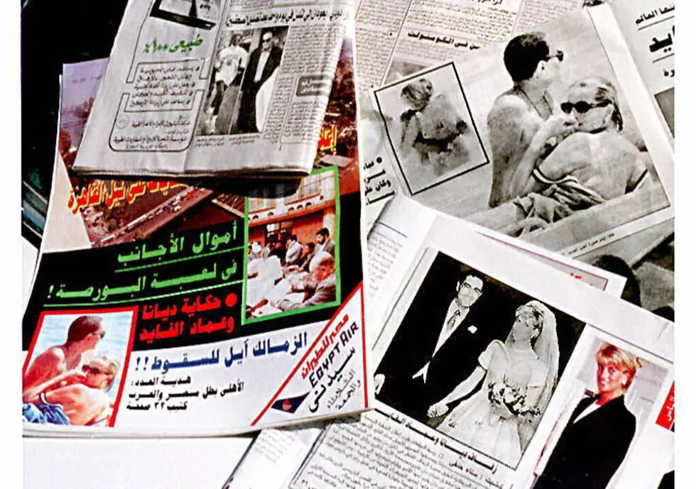 طغت وفاة الأميرة ديانا في الحادث المأساوي إلى حدّ كبير على وفاة دودي الفايد، رغم أنه كان من بين الضحايا (أ ف ب).