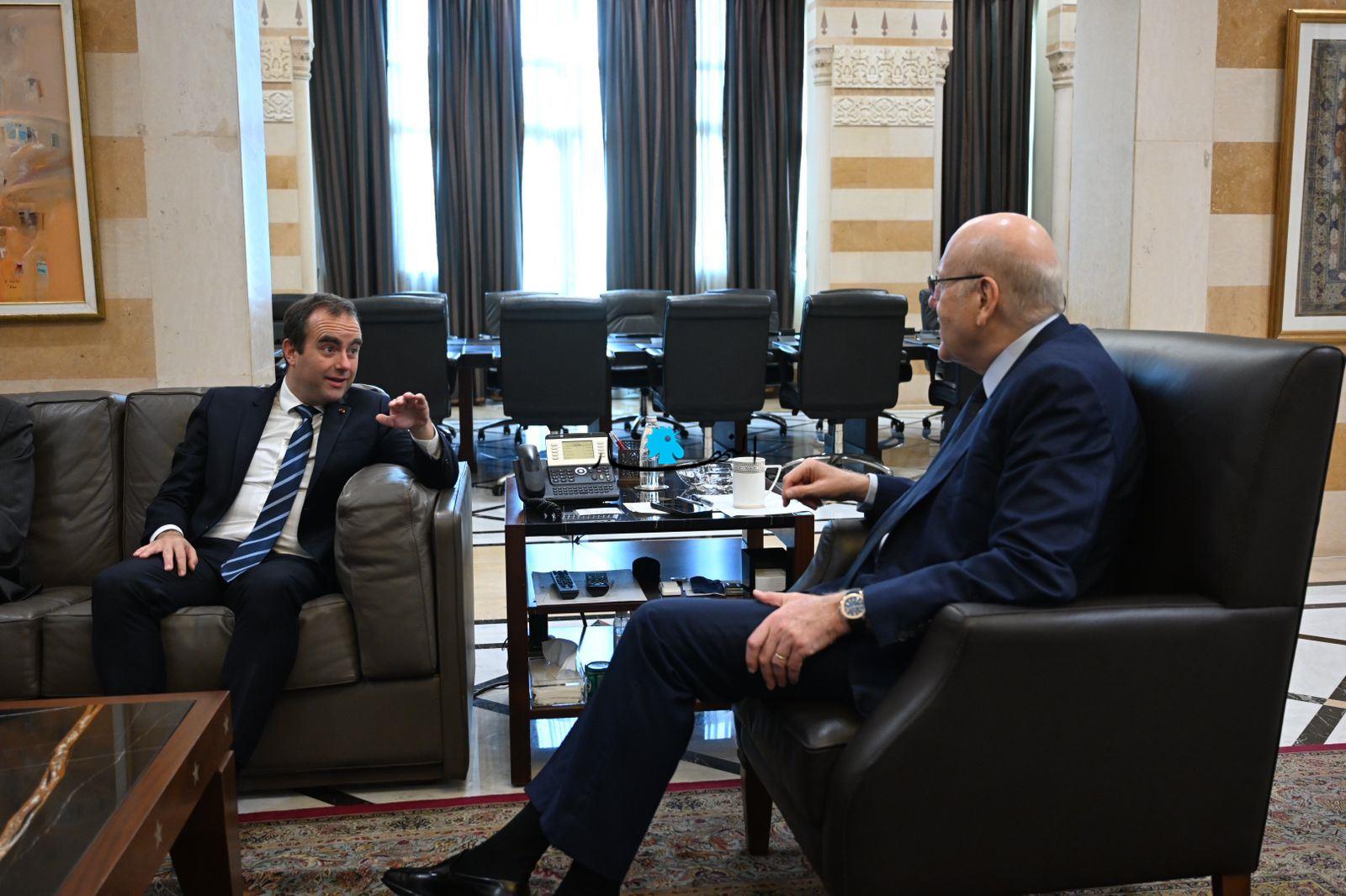 لقاءٌ بين ميقاتي ووزير الجيوش الفرنسي... مساعدات فرنسيّة للجيش