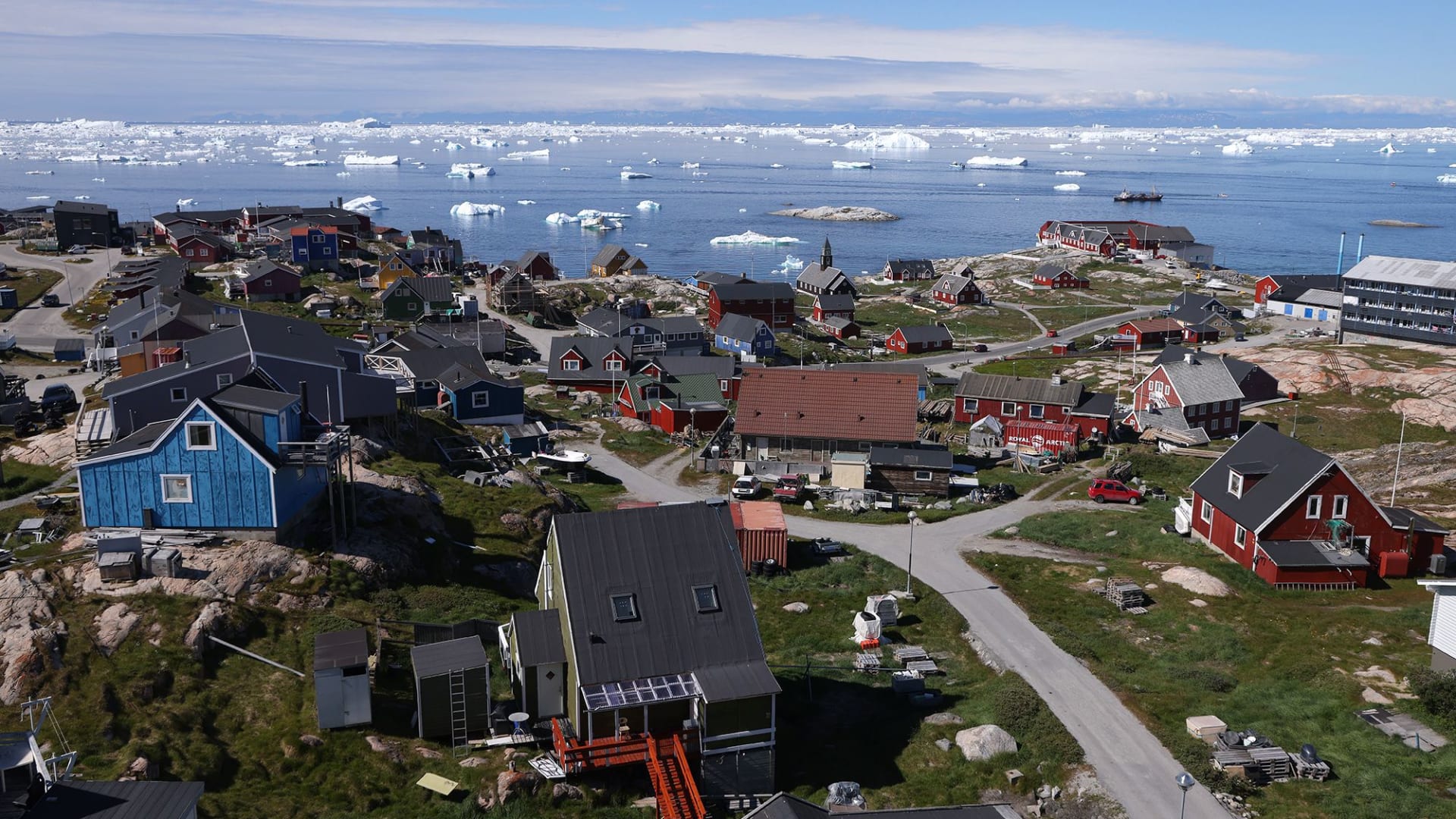 مشهد من جزيرة غرينلاند (أرشيفية)