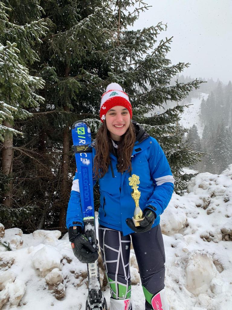 مانو عويس ممثلة لبنان في أولمبياد 2026. (وكالات)