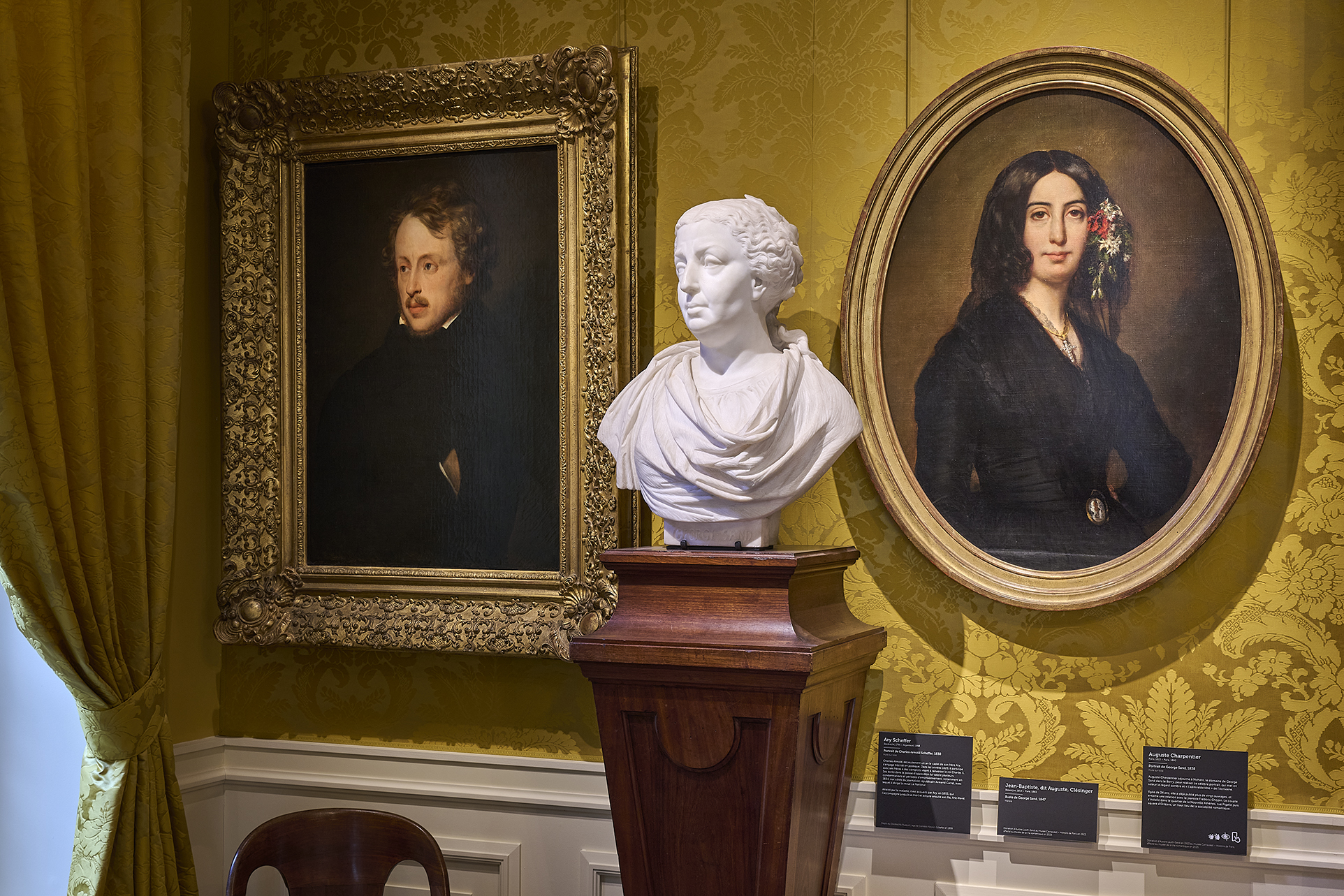 بورتريه الأديبة الفرنسية جورج صاند.