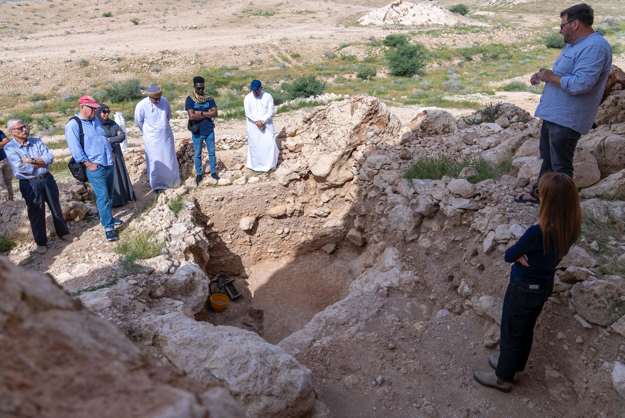من أعمال تنقيبية سابقة في موقع الفاية. (أرشيفية)