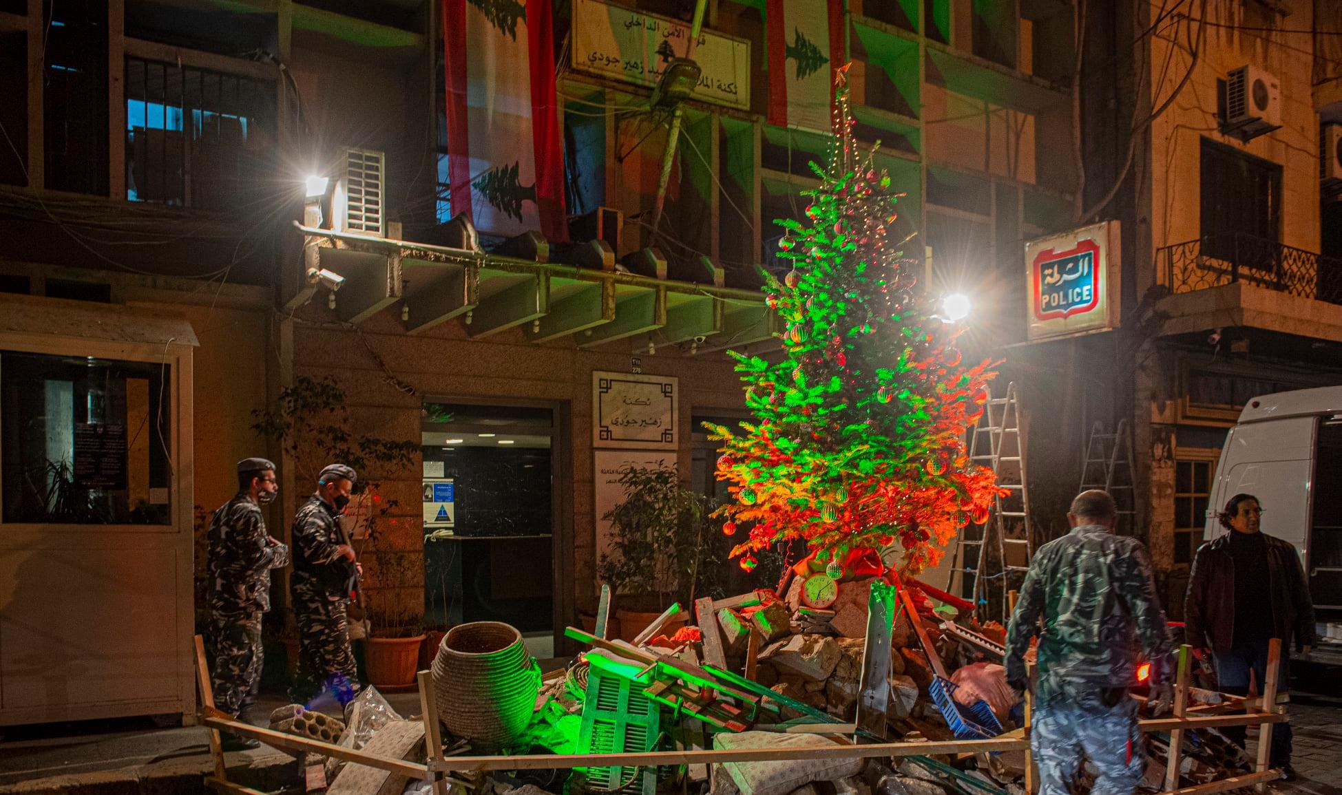 مخفر الجميزة اليوم: ثكنة زهير جودي. (تصوير نبيل إسماعيل)