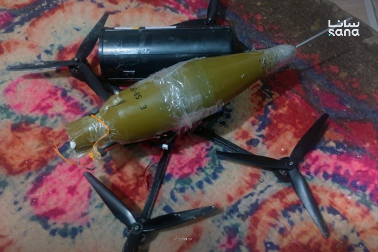 مسيّرات انتحارية لقوات سوريا الديمقراطية (وكالة سانا)