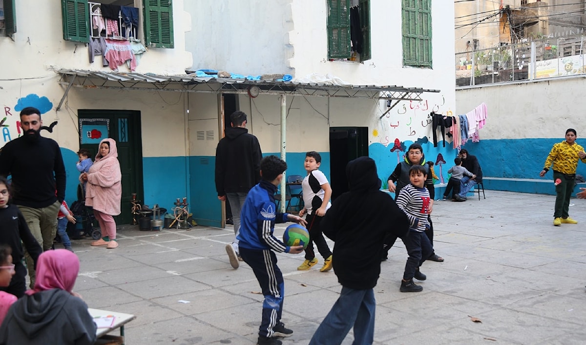 مدارس تحولت الى مراكز ايواء