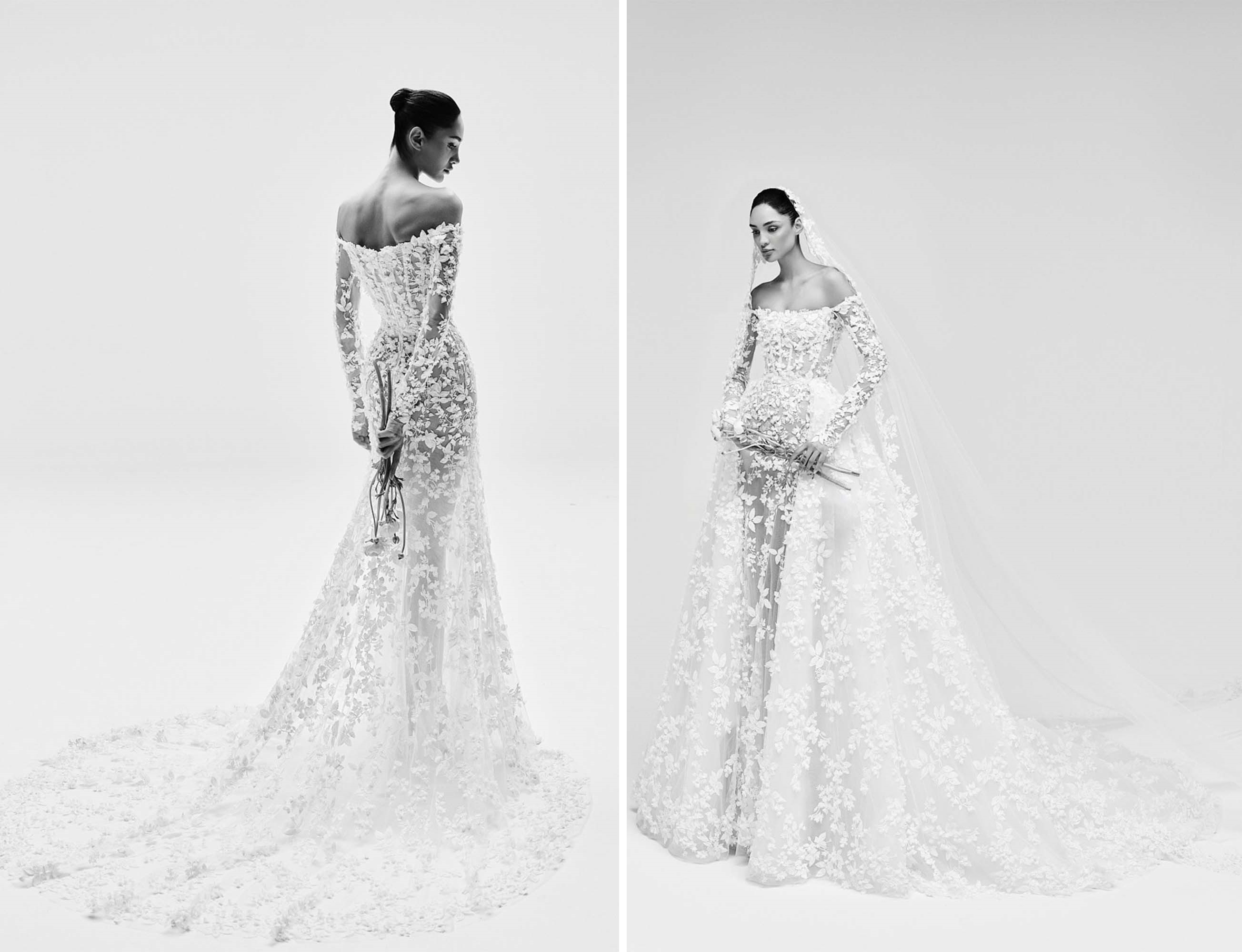 فستان عروس زهير مراد 2026 بتفاصيل أنثوية خالدة (الموقع الإلكتروني الرسمي للمصمم)