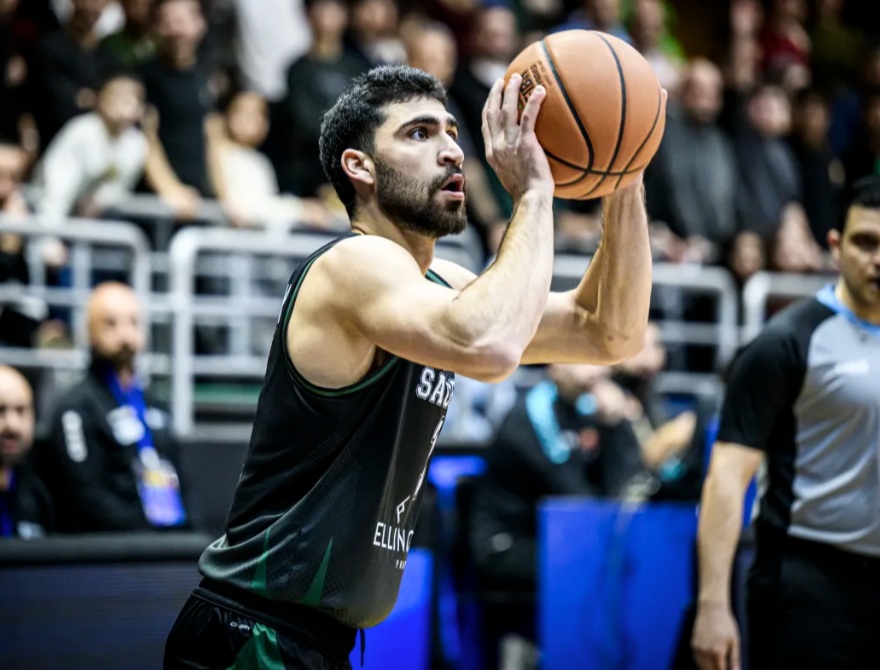 من مباراة الحكمة والوحدة. (فيبا)