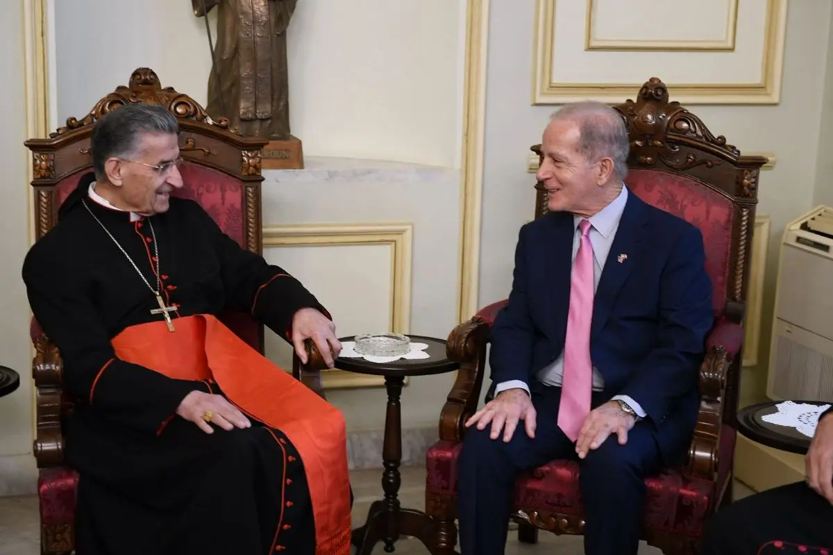 ميشال عيسى في بكركي. 